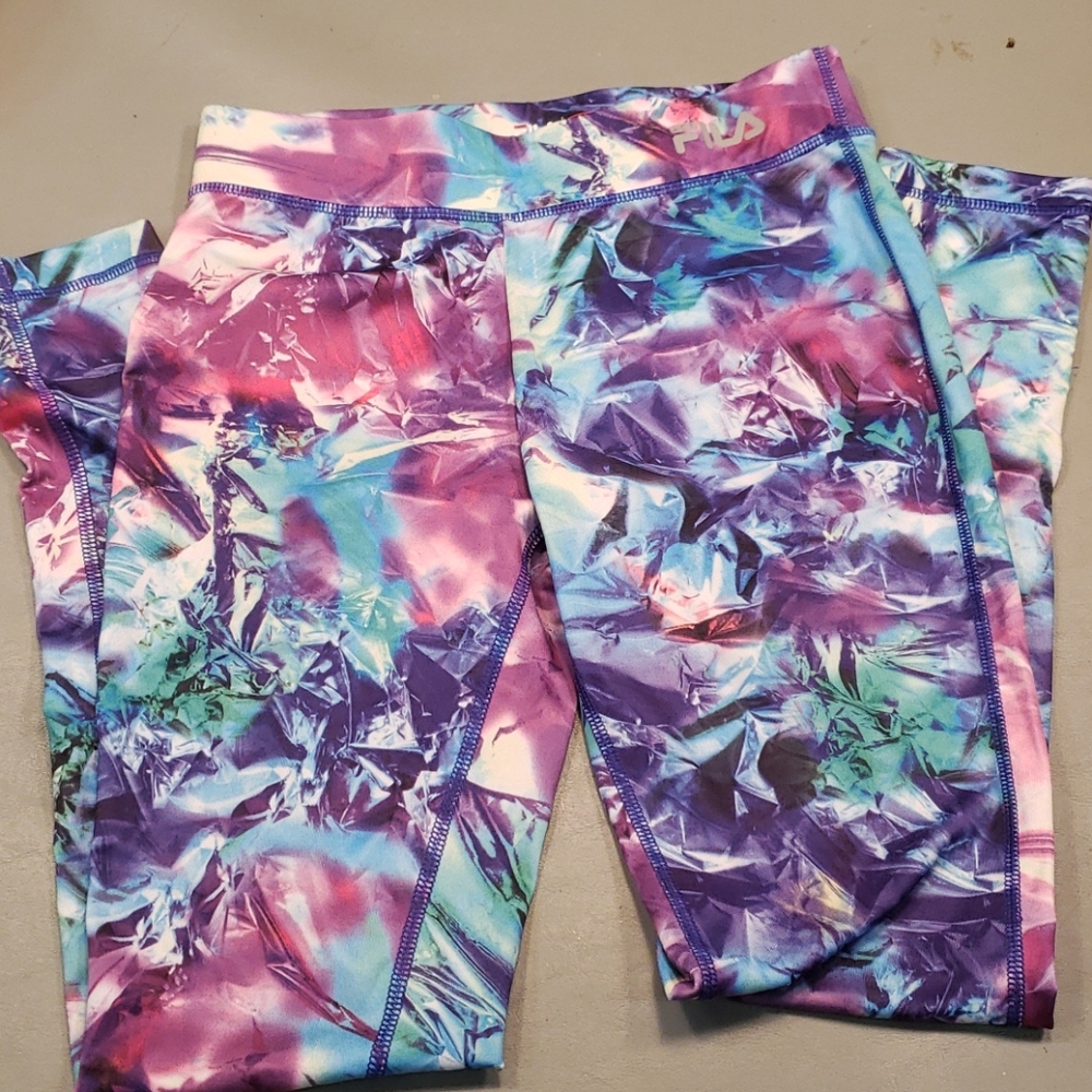 Fila Sport, multi iceberg leggings, M